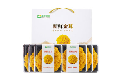 <b>丰原新鲜金耳菌6朵礼盒装配礼袋送人/亲戚/长辈</b>